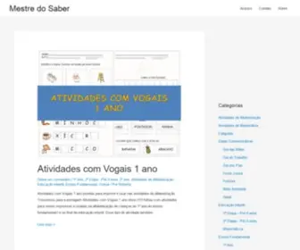 Mestredosaber.com.br(Mestre do Saber) Screenshot