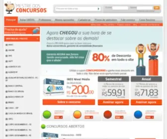 Mestredosconcursos.com.br(Mestre dos Concursos) Screenshot