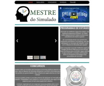 Mestredosimulado.com.br(Mestre do Simulado) Screenshot