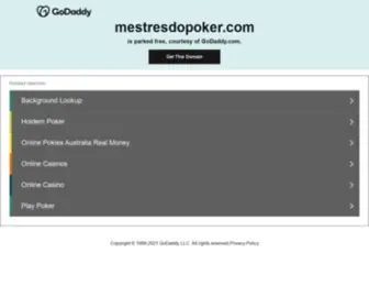 Mestresdopoker.com(Mestresdopoker) Screenshot