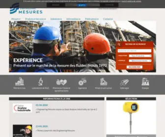 Mesure.com(Engineering Mesure La Mesure Appliquee) Screenshot