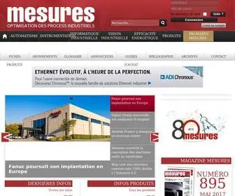 Mesures.com(Le Magazine de l'optimisation des process industriels) Screenshot