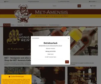 Met-Amensis.de(MET Amensis Kellerei) Screenshot