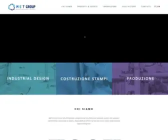 Met-Group.it(Lavorazione, Prototipazione e stampi prodotti termoplastica) Screenshot