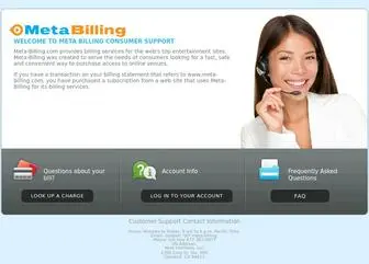 Meta-Billing.com(Subscription Processing and Customer Support for Online Merchants) Screenshot