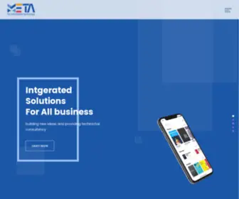 Meta-Itech.com(Information technology and technical consultency) Screenshot