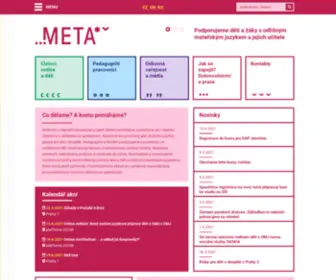Meta-OPS.eu(Společnost pro příležitosti mladých migrantů) Screenshot