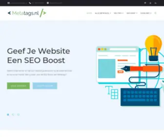 Meta-Tags.be(Metatags Officiële Site) Screenshot