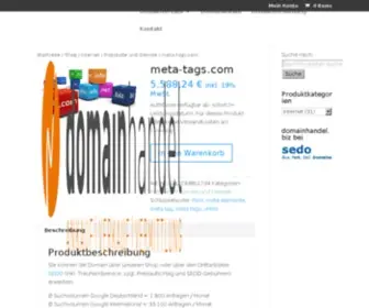 Meta-Tags.com(Meta Tags) Screenshot