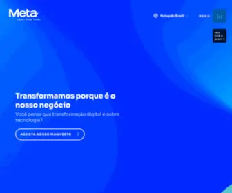 Meta.com.br(Especialistas em tecnologia e transformação digital) Screenshot
