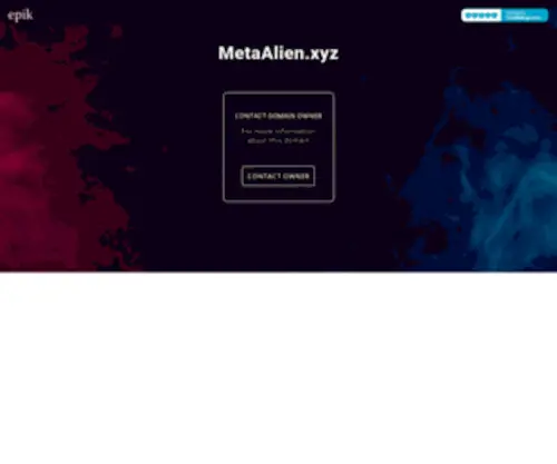 Metaalien.xyz(Contact with domain owner) Screenshot