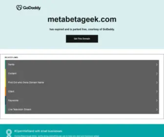 Metabetageek.com(Metabetageek) Screenshot