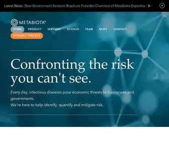 Metabiota.com(Services) Screenshot