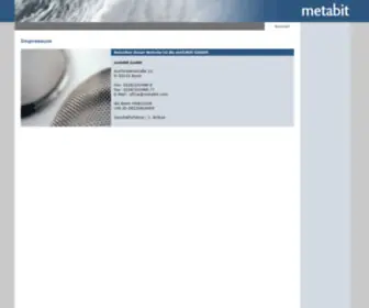 Metabit.com(Software und consulting) Screenshot