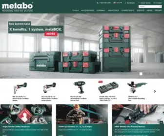 Metabo.com.tr(Elektrisch gereedschap voor de professional) Screenshot