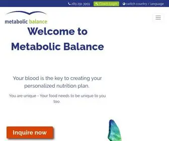 Metabolic-Balance.ca(Personalized Meal Plans) Screenshot