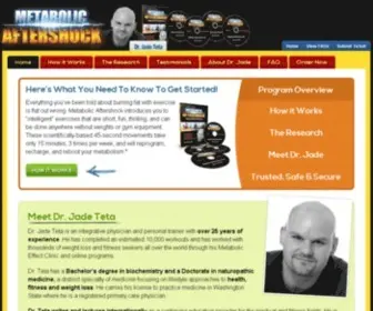 Metabolicaftershock.com(Dr. Jade Teta) Screenshot
