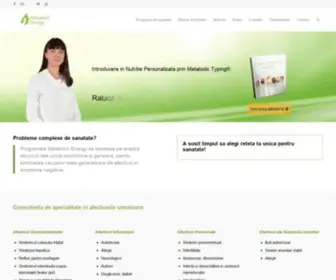 Metabolicenergy.ro(Metabolic Energy Romania) Screenshot