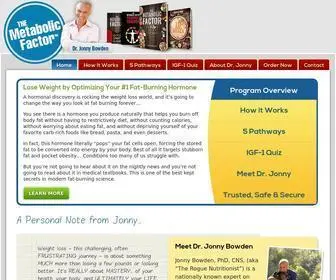 MetabolicFactor.com(Lose weight by optimizing your #1 fat) Screenshot