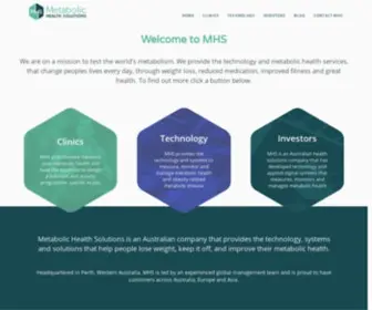 Metabolichealthsolutions.org(Metabolic Health Solutions) Screenshot