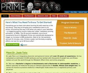 MetabolicPrime.com(Dr. Jade Teta) Screenshot