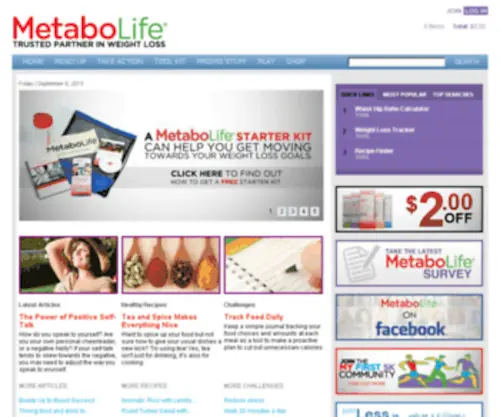 Metabolife.com(Trusted Partner in Weight Management) Screenshot