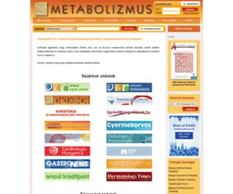 Metabolizmusonline.hu(Orvostovábbképző) Screenshot