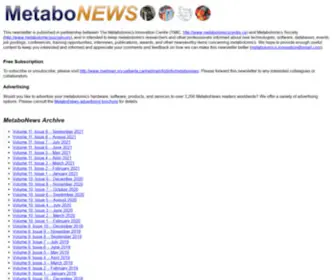 Metabonews.ca(MetaboNews) Screenshot