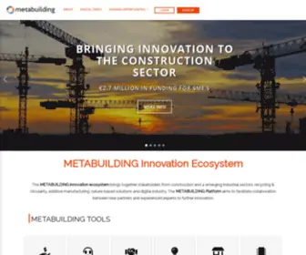 Metabuilding.com(Bringing Innovation to the Construction Sector) Screenshot