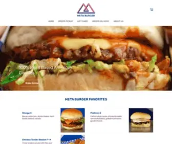 Metaburger.com(Plant-Based American Classics) Screenshot