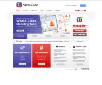 Metacase.com(MetaEdit+ lets you create world) Screenshot