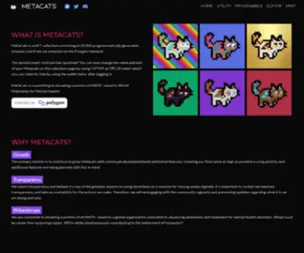 Metacatsnft.com(MetaCats NFT) Screenshot