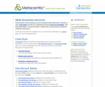Metacentric.net(Web Feeds made easy) Screenshot