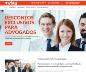 Metacertificadodigital.com.br(Meta Certificado Digital) Screenshot