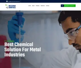 Metachemical.com(Metchem Surface Technologies) Screenshot