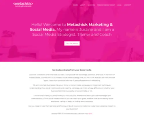 Metachick.co.uk(Metachick Marketing) Screenshot
