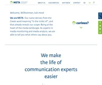 Metacommunication.com(Medienbeobachtung, Medienanalyse, Social-Media-Analyse aus Österreich) Screenshot