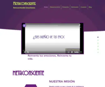 Metaconsciente.com(Metaconsciente Coaching) Screenshot