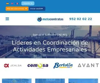 Metacontratas.com(Coordinaci) Screenshot