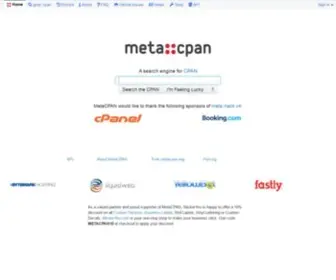 MetacPan.org(Search the CPAN) Screenshot