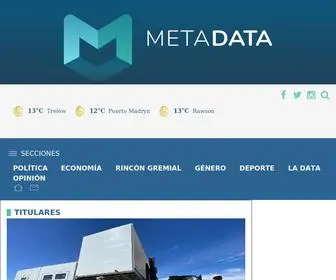 Metadatanoticias.com.ar(Metadata) Screenshot