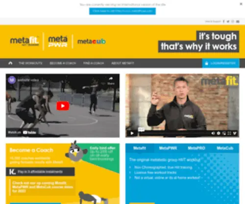 Metafit-Training.com(Metafit UK) Screenshot