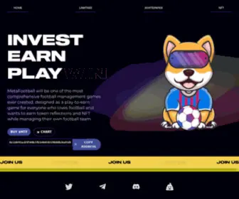 Metafootballtoken.com(Meta Football) Screenshot