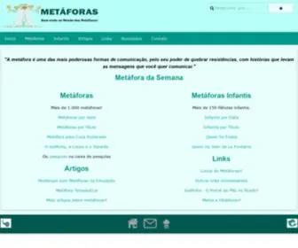 Metaforas.com.br(Página Inicial) Screenshot