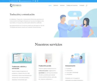 Metafrasi.net(Metafrasi, Traducción y Comunicación) Screenshot