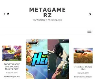Metagamerz.com(Your First Stop To All Gaming News) Screenshot