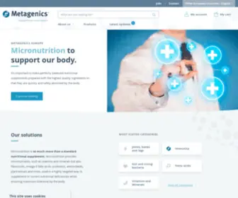 Metagenics.eu(Metagenics) Screenshot