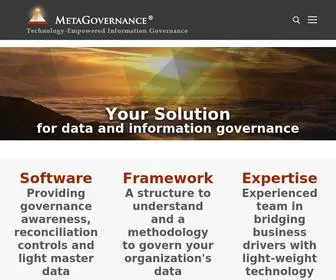 Metagovernance.com(Technology-empowered information governance) Screenshot