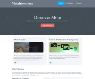 Metainventions.com(Products) Screenshot