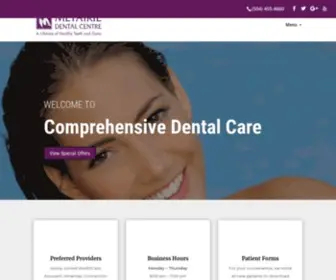 Metairiedental.com(Dentist in Metairie) Screenshot